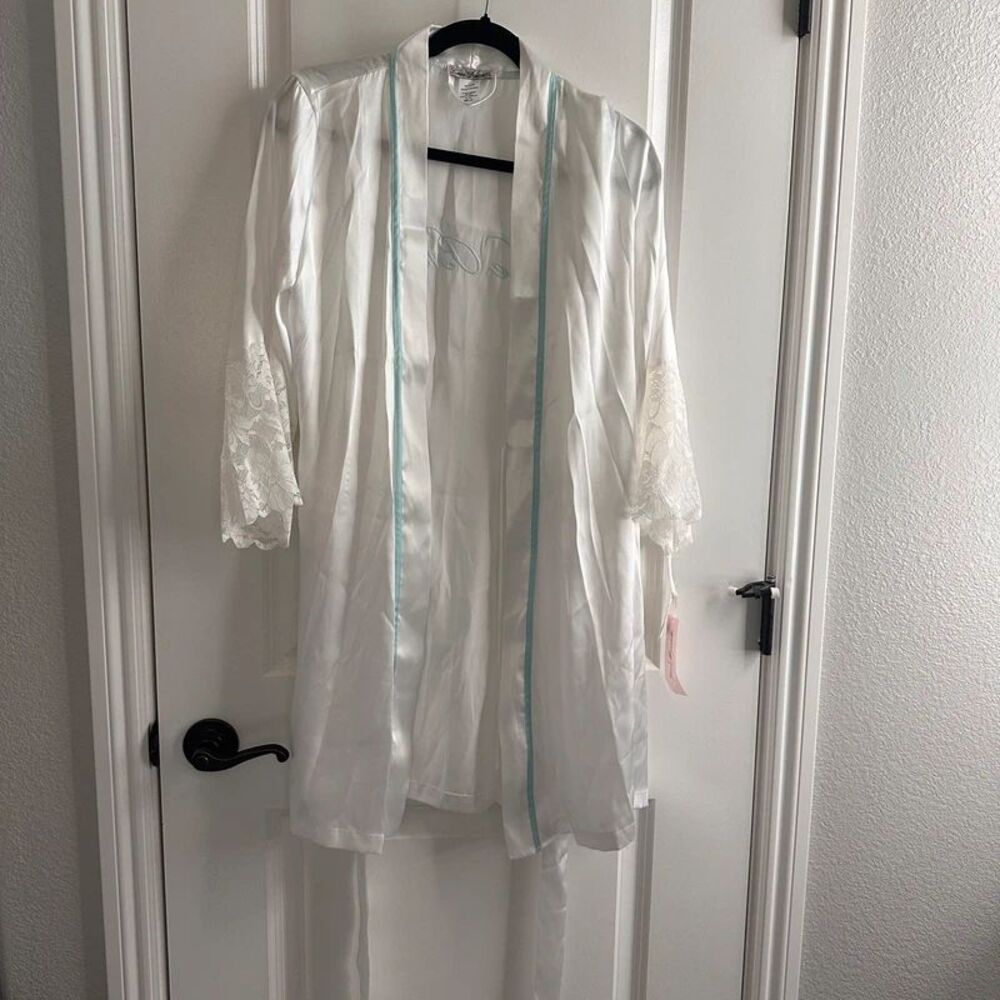 Bridal robe for day of wedding